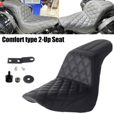 For Harley 18+ Low Rider FXLR/S/ST Sport Glide FLSB Step 2-Up Front Rear LS Seat