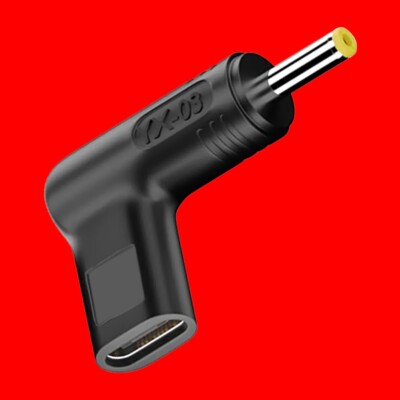 Premium USB 3.1 Type C Female to DC 4.0 x 1.7mm Male PD Emulator Trigger Adapter
