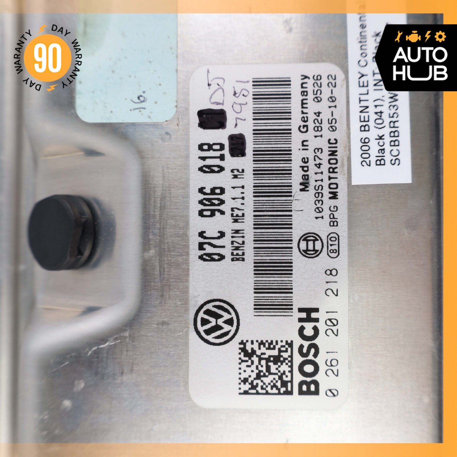 2006 Bentley Continental Flying Spur 6.0L W12 Engine Control Module ECU OEM 67k