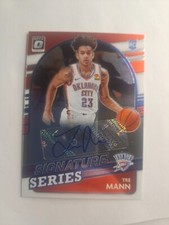 2021-22 Donruss Optic Signature Series  Auto Tre Mann RC Thunder