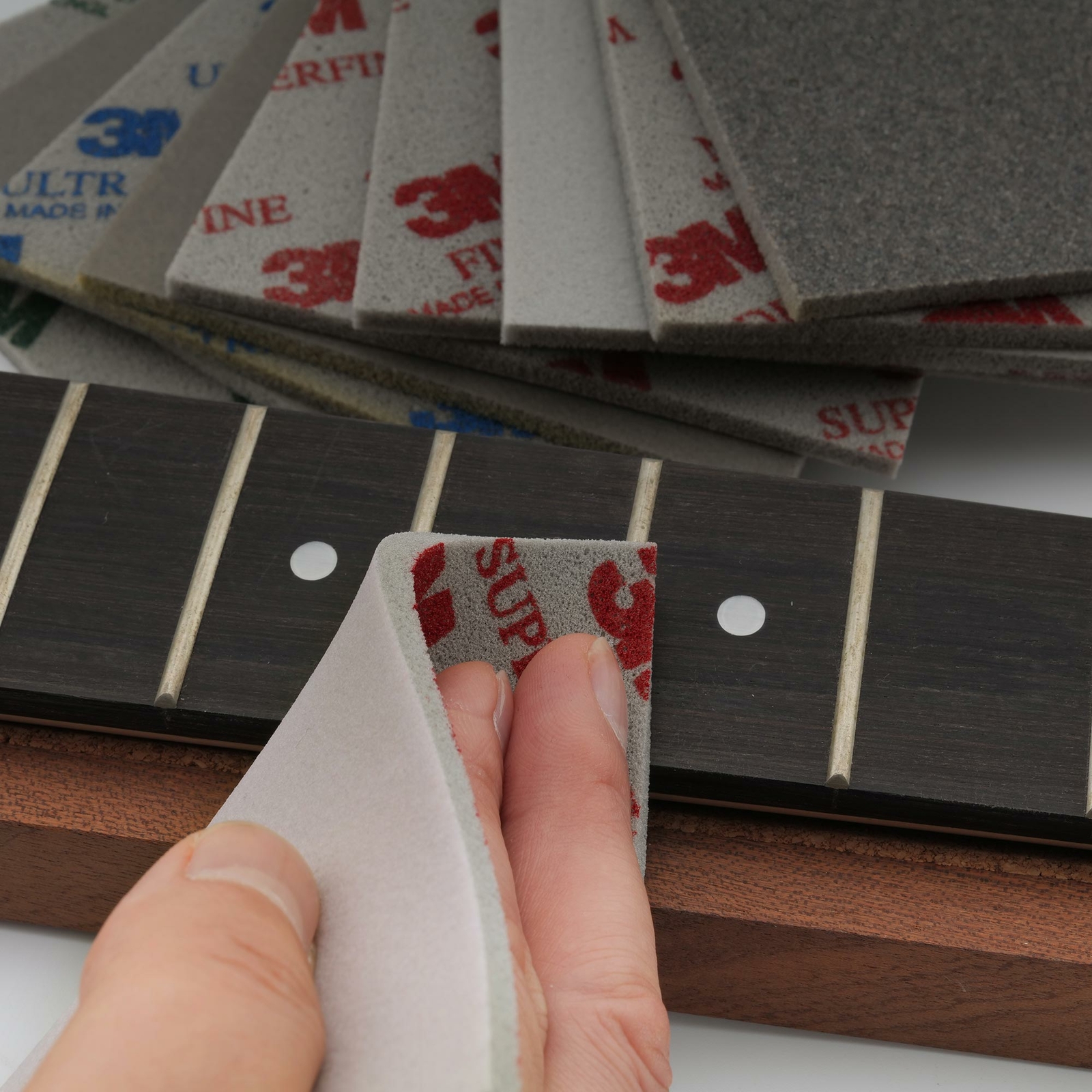 3M 2Pcs Superfine 500600 Grit Softback Sanding Sponge Pad 41/2" x 51