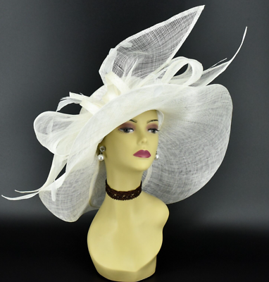 M23157( Ivory )Kentucky Derby Church Wedding Wide Easter  display picture 1