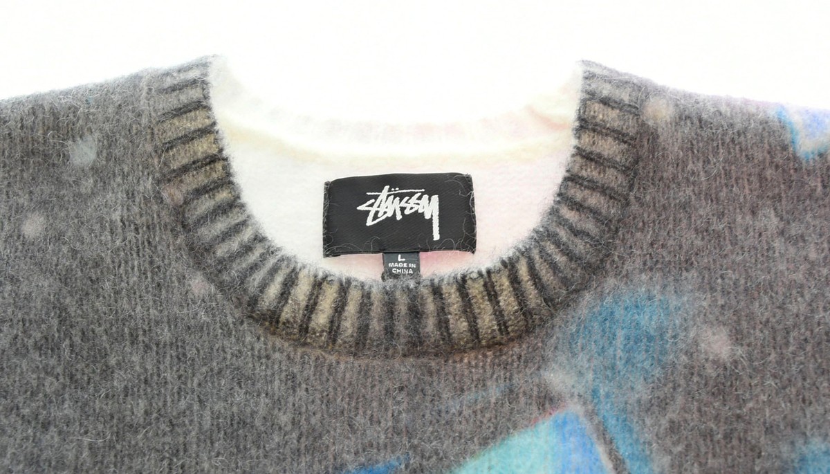 Stussy 22Aw Goldie Sweater Goldy Mohair Mixture 117159 Total 