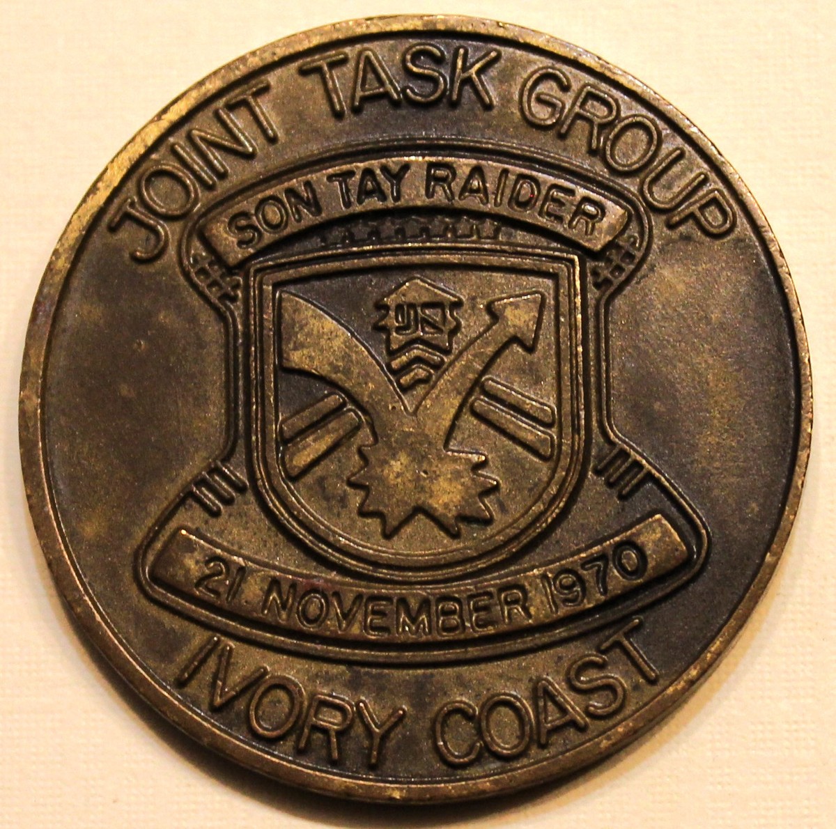 Son Tay Raiders Special Forces POW Raid Op IVORY COAST Vietnam Challenge  Coin | eBay