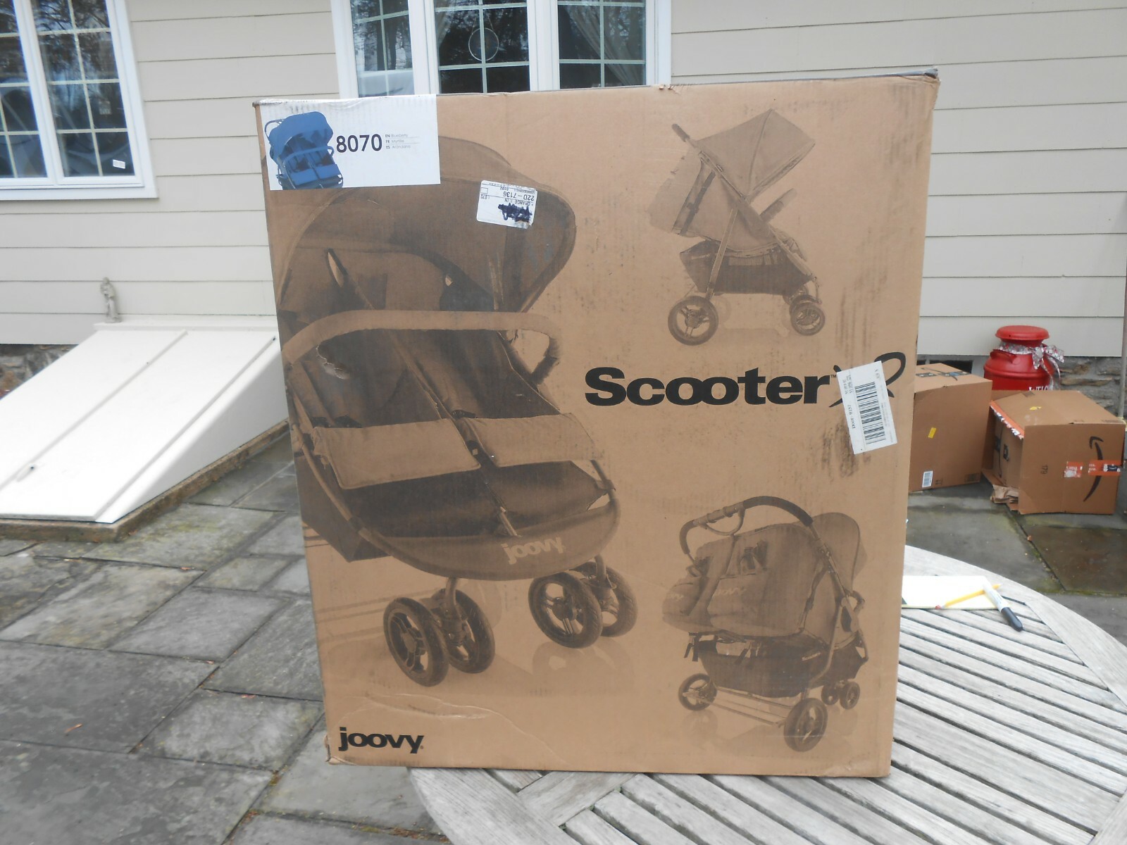 joovy double side by side stroller