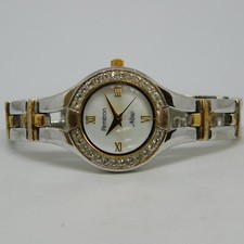 Armitron Now 75/3211 Two Tone Quartz Analog Women's Watch Sz. 5 1/2" New Battery