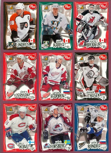 1981-82 1995-96 1996-97 1997-98 1999-00 POST UPPER DECK PINNACLE HOCKEY SEE LIST - Picture 109 of 167