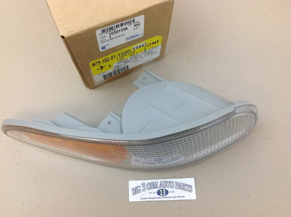 Chevrolet Corvette 1997-2004 luz de señal de estacionamiento/giro/marcador delantera derecha nueva OEM Foto 4 de 4