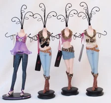 FASHION MANNEQUIN JEWELRY DISPLAY HANGER - choose 1 style
