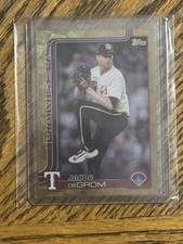 2025 Topps Series 1 Jacob DeGrom Gold Spring Training 17/50 Texas Rangers