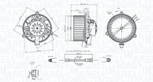 Magneti Marelli Innenraumgebläse 069412742010 Für Opel - Bild 2