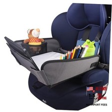 Grey Kids Travel Tray for Car Seat - Car Seat Tray for Kids