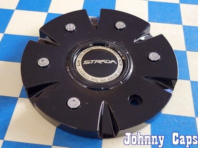 STRADA Wheels # 61702295F-1. GLOSS BLACK Custom Wheel Center Cap  [54]  (QTY. 1)