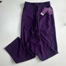 Healing Hands Performance Scrub Pants Xst Womens Eggplant Elastic Back Bnwt 214 Healing Hands Performance Scrub Pants Xst Womens Eggplant Elastic Back Bnwt 214