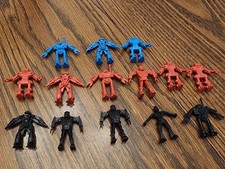 Vintage Ro-Gun ROGUN Plastic Robots Space Figures 1980s ARCO 1.5” Lot Of 14