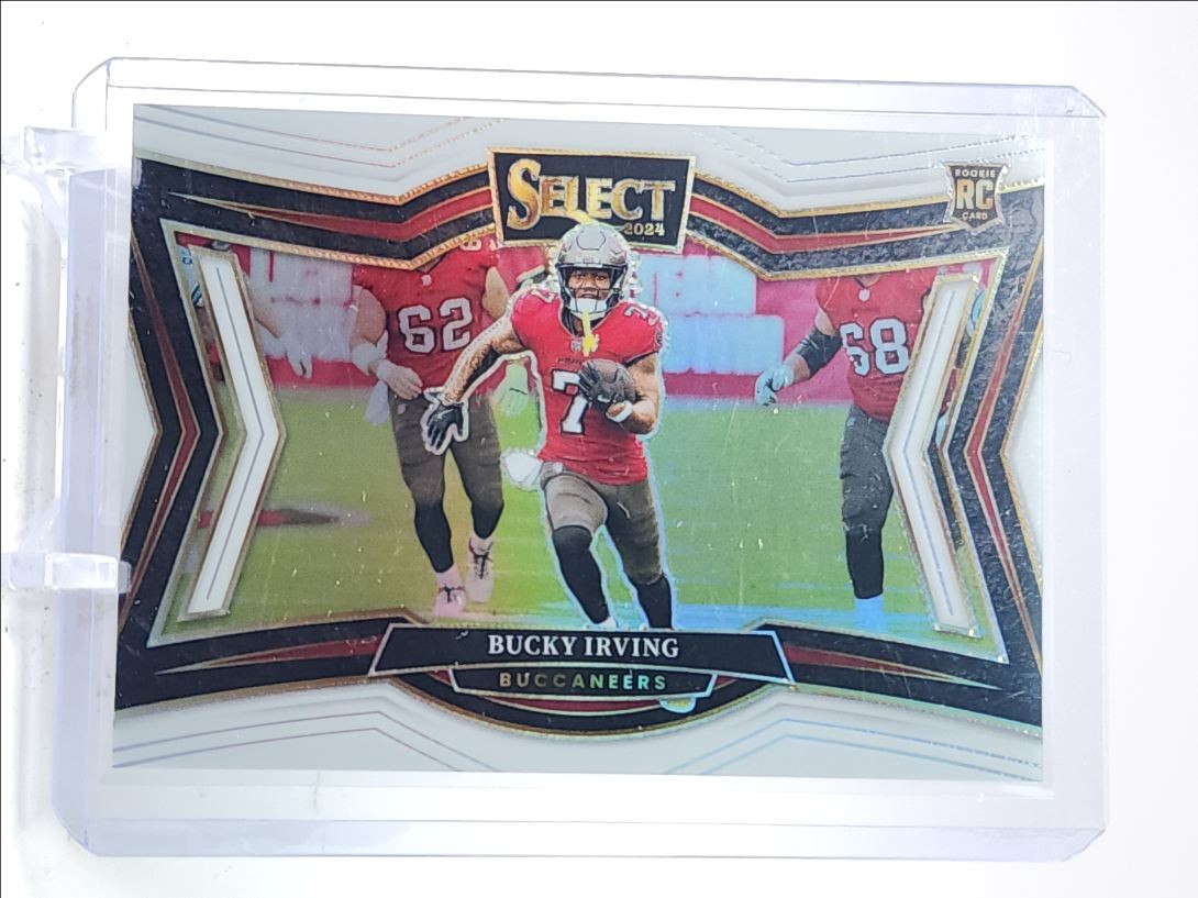 BUCKY IRVING 2024 SELECT FIELD LEVEL ROOKIE WHITE PRIZM RC /35 Q4641