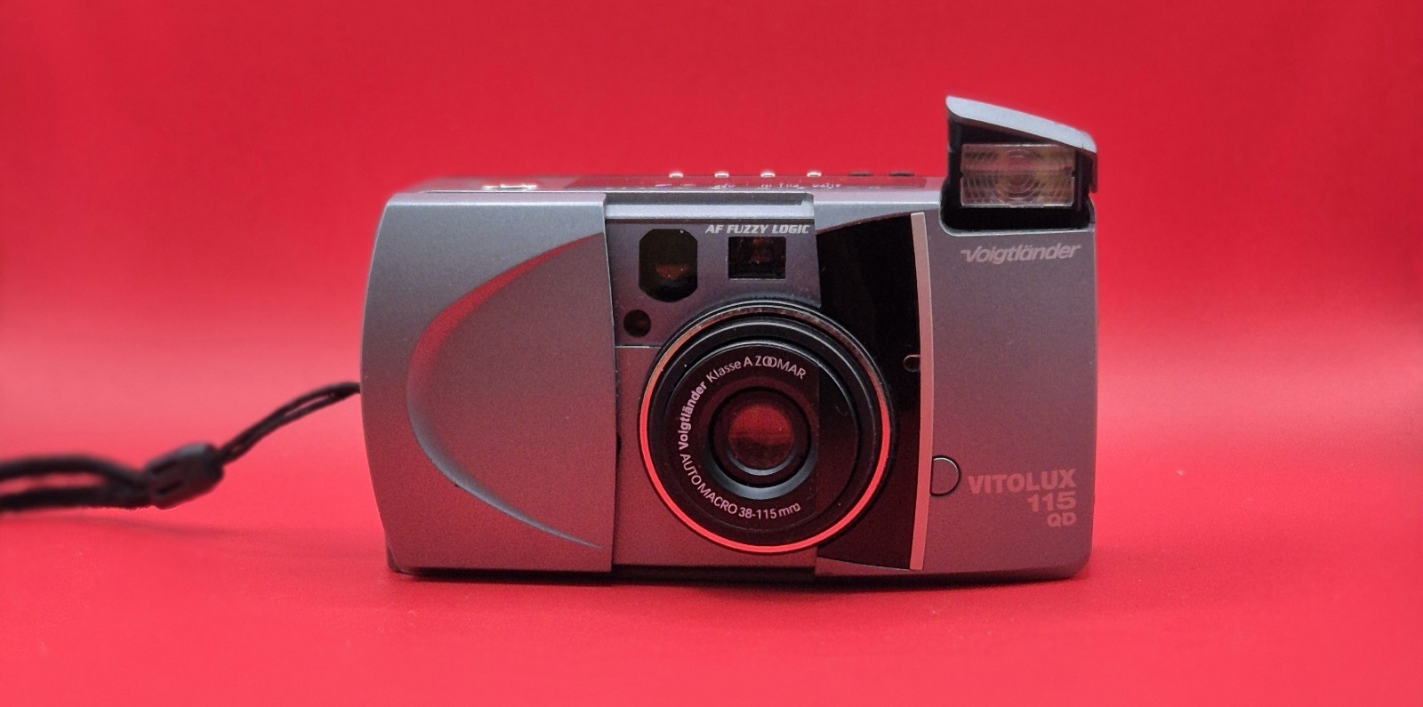 Voigtländer Vitolux 115 QD Kamera 35mm Analog AF Zoom Blitz getestet...
