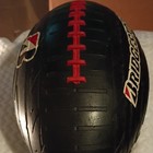 This is a vintage Bridgestone Tires "Time to Perform" Promotional Football. — photo 1