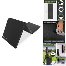 Durable Pink Tri-Fold Exercise Mat - Compact 72x24 Design for Fitness Anywhere