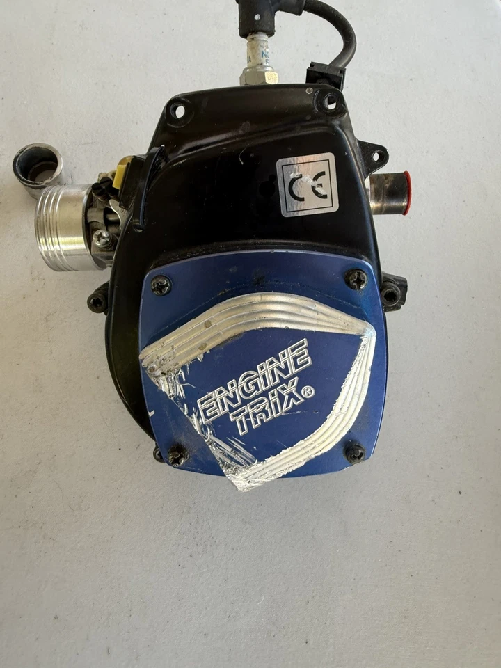 Motor de radiocontrol GoPed Modded 23cc con tubo Zenoah G230RC3 Walbro Carb Engine Trix Foto 3 de 4