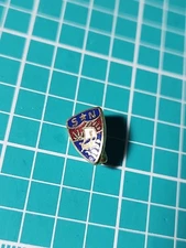 Vtg Sons Of Norway Logo Brooch Style Gold Tone Lapel Pin