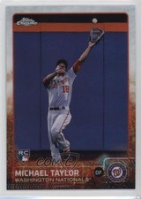 2015 Topps Chrome Refractor Michael Taylor #43 0a5o