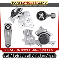 4Pcs For Nissan Rogue 2014-2017 L4 2.5L Engine Motor & Transmission Mount Set