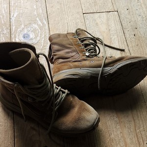 Garmont T8 NFS 670 Wide Military Tactical Boots Brown Leather Fabric Size 9