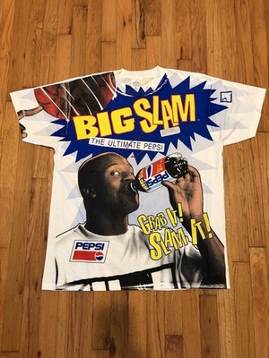 Vintage Shaq Pepsi Promo Shirt XL Shaquille O Neal Lakers Magic Vintage Pepsi 