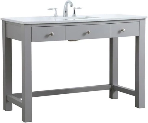 Elegant Kitchen and Bath - VF14848GR - 48 Inch ADA Compliant Bath Vanity In Grey - Picture 1 of 9