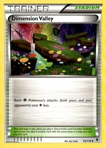 Dimension Valley Uncommon XY - Phantom Forces 93/119 Pokémon TCG