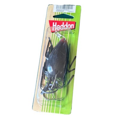 Vintage Heddon Moss Boss Fishing Lure Black Red Rare NEW Original Packaging htf