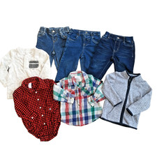 Mixed lot of 24 Month and 2T Boys Toddler Clothes Pants Shirts Sweater GUC