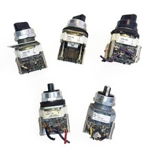 Lot of 5 Allen-Bradley 800T 800H NEMA 4/13 Industrial Selector Switches