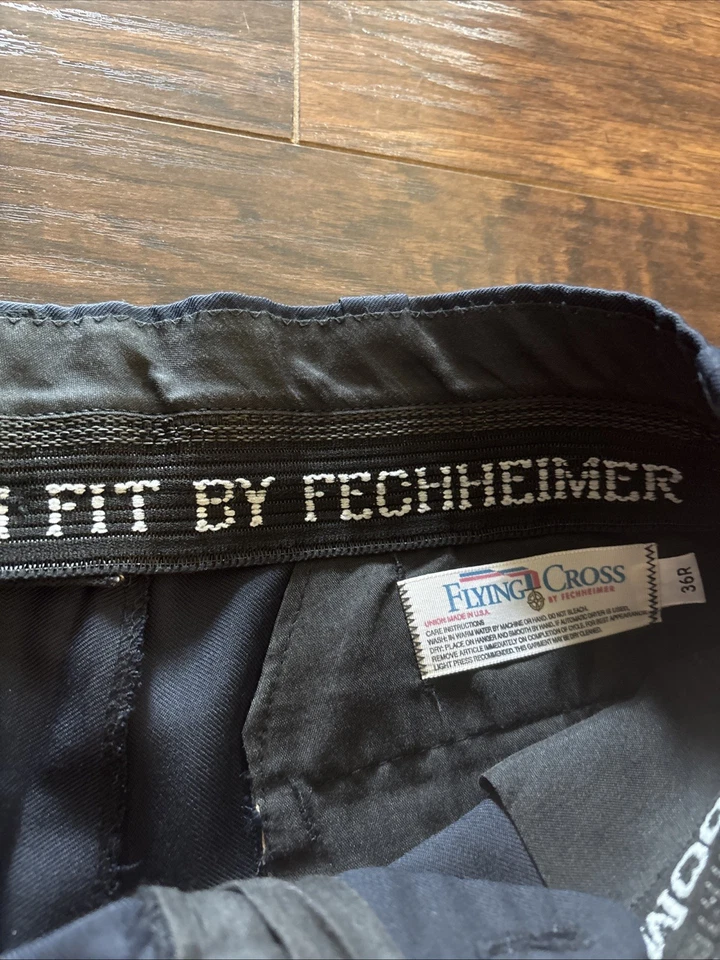 Pantalones Uniforme Cruz Voladora De Colección Talla 36R Azul Hecho en EE. UU. Foto 4 de 4