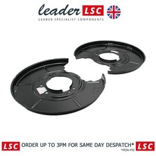 PAIR OF REAR BRAKE DISC BACKING PLATES SPLASH GUARDS for BMW Z1 Z4 NEW