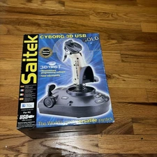 Saitek Cyborg 3D Gold USB PC/Mac Flight Stick Joystick Controller - 