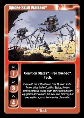 Spider-Skull Walkers (7-tech) - Premiere Edition - Rifts CCG