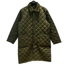 Barbour 24AW long quilted jacket batting quilted coat 242MQU1800 Khaki
