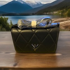 Valentino Orlandi Vegan Leather 10 In Wide 6 In Deep Crossbody $279.00 Value