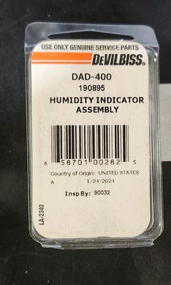 #ad Humidity Indicator Assembly DeVILBISS DAD 400 190895 $75.00
