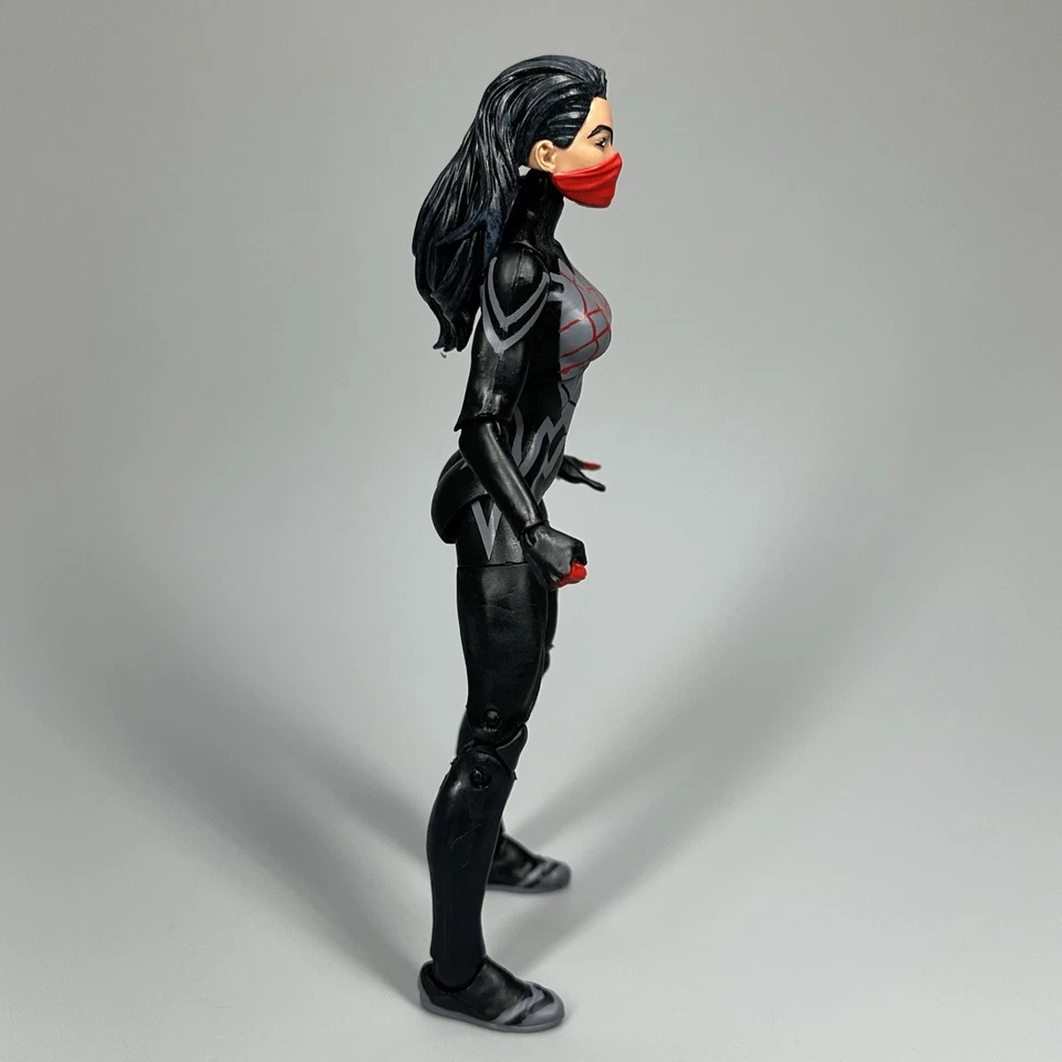 Figura de acción Marvel Legends Spider-Man Silk 6" Space Venom Wave - Suelta Foto 4 de 4