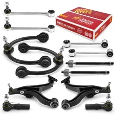 Control Arm & Tie Rod & Sway Bar Set for 06-10 Commander 05-10 Grand Cherokee