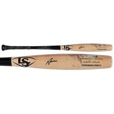 Autographed Austin Wells Yankees Bat Fanatics Authentic COA Item#14566616