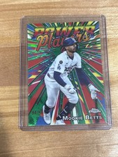 2025 Topps Chrome Mookie Betts Power Players Green /99 LA Dodgers