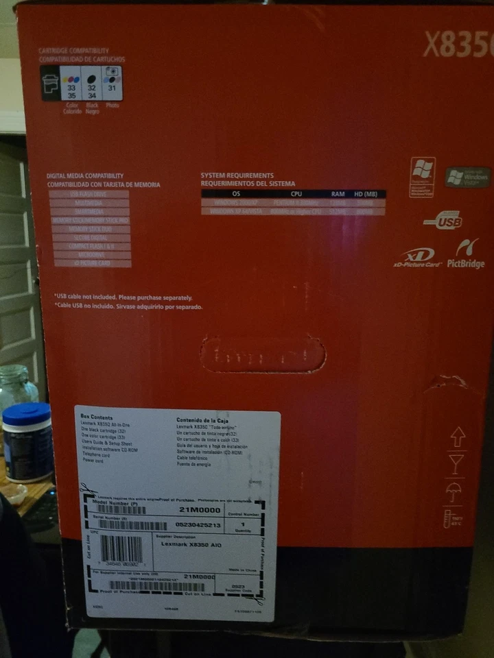 Lexmark X8350 Printer Office all in one Plus Photo New - Image 2 of 4