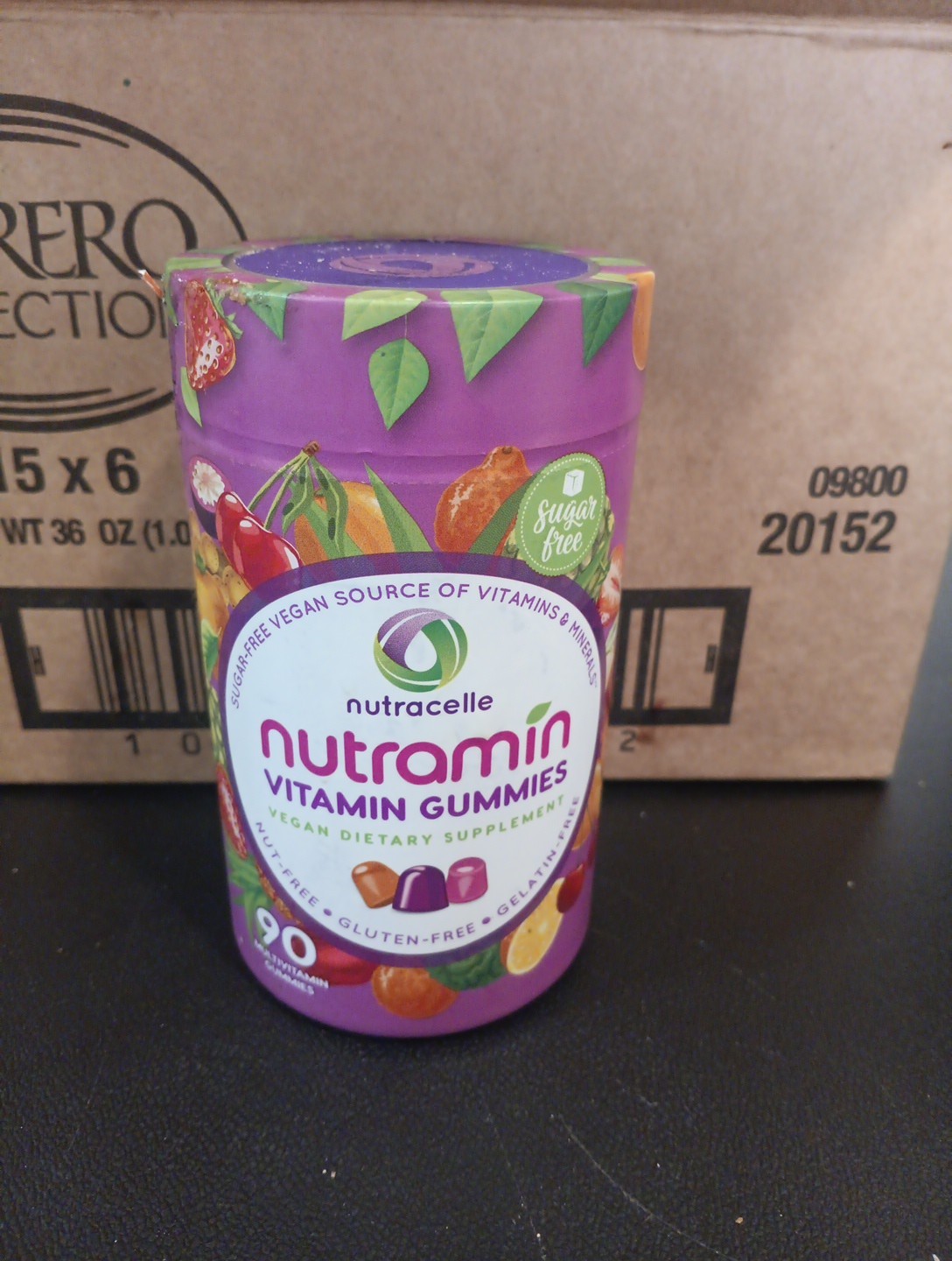 NUTRAMIN Daily Vegan Keto Multivitamin Gummies Non-GMO 90 Count (Pack of 1)