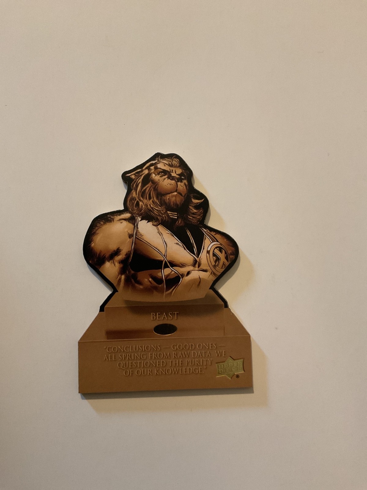 2017 Marvel Premier Bust DIE CUT Beast  BASE Card BL 5