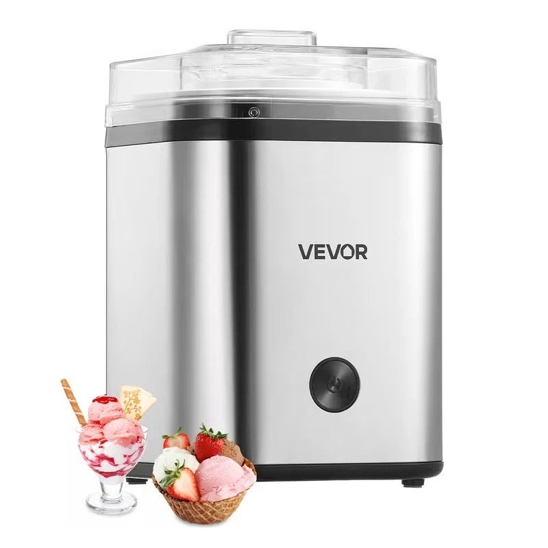 Ice Cream Maker, 2.11 Qt. Large Capacity, Electric Automatic Ice-Cream Machine