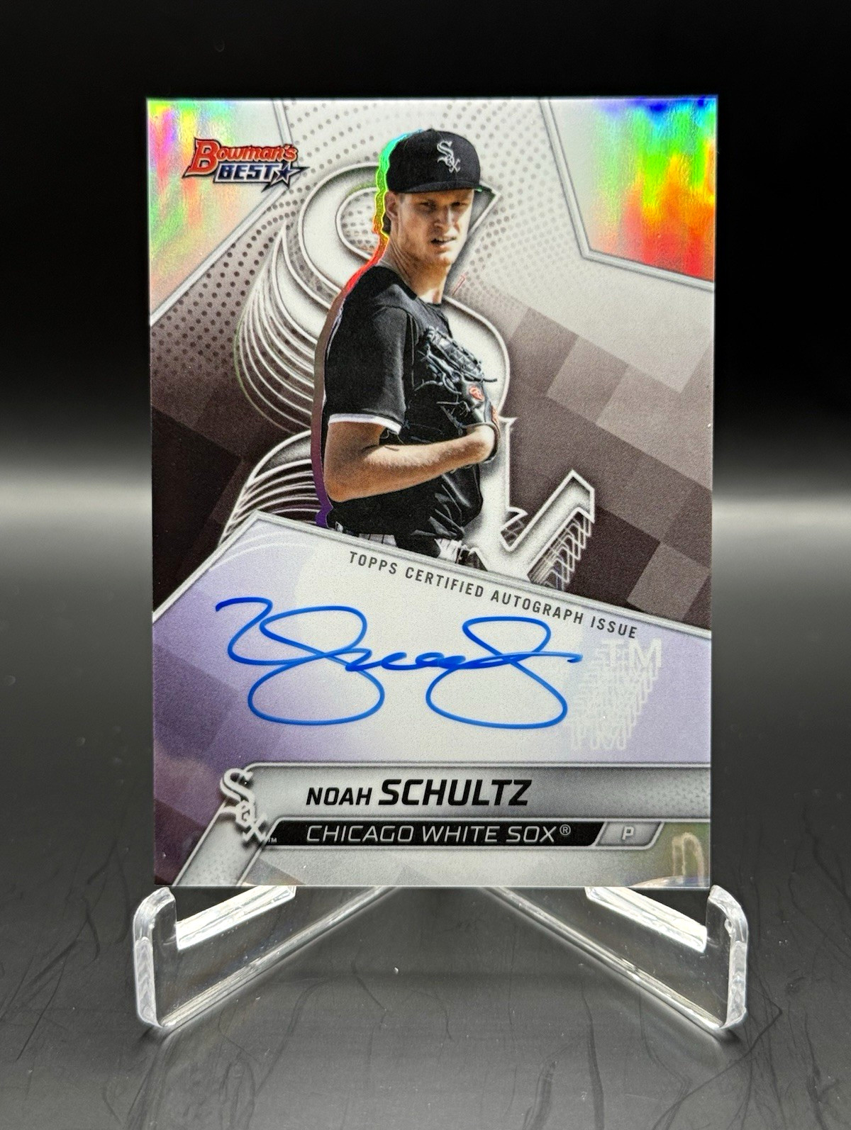 2025 Bowman's Best Noah Schultz White Sox B25-NS Best of 2025 Auto Refractor